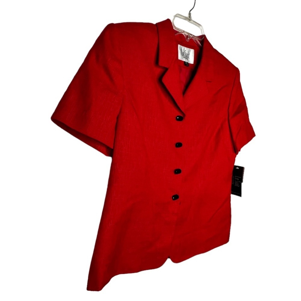 Vintage Le Suit Petite Suit Jacket nwt - Picture 3 of 7